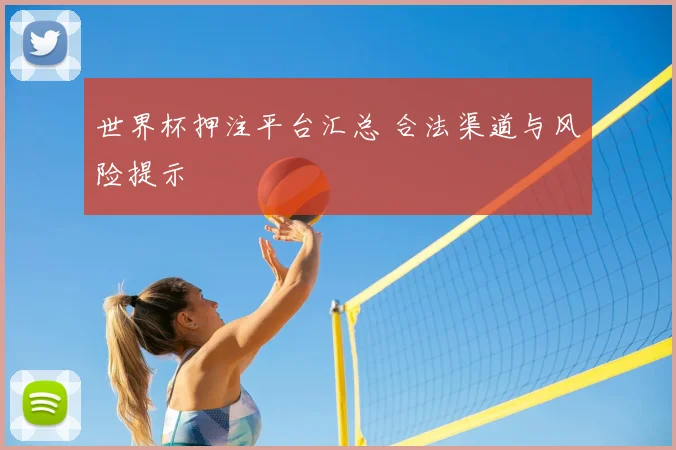 世界杯押注平台汇总 合法渠道与风险提示
